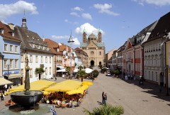 Speyer, Altstadt, Unescos liste over Verdenarven, romertid, Altpörtel, Rhinen, Kaiserdom, jødenes Shphira, middelalder, Vest-Tyskland