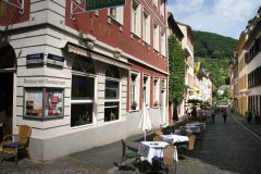 Heidelberg, Altstadt, Marktplatz, Alte Brücke, Neckar, Schloss Heidelberg, Unescos liste over Verdensarven, Baden-Württemberg, Sør-Tyskland