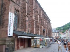 Heidelberg, Altstadt, Marktplatz, Alte Brücke, Neckar, Schloss Heidelberg, Unescos liste over Verdensarven, Baden-Württemberg, Sør-Tyskland