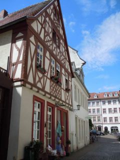 Heidelberg, Altstadt, Marktplatz, Alte Brücke, Neckar, Schloss Heidelberg, Unescos liste over Verdensarven, Baden-Württemberg, Sør-Tyskland