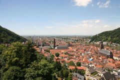 Heidelberg, Schloss, Altstadt, Marktplatz, Alte Brücke, Neckar, Schloss Heidelberg, Unescos liste over Verdensarven, Baden-Württemberg, Sør-Tyskland