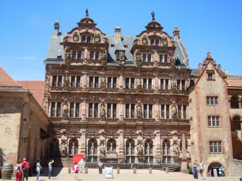 Heidelberg, Schloss, Altstadt, Marktplatz, Alte Brücke, Neckar, Schloss Heidelberg, Unescos liste over Verdensarven, Baden-Württemberg, Sør-Tyskland