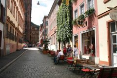 Heidelberg, Schloss, Altstadt, Marktplatz, Alte Brücke, Neckar, Schloss Heidelberg, Unescos liste over Verdensarven, Baden-Württemberg, Sør-Tyskland