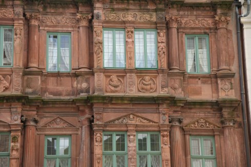 Heidelberg, Altstadt, Marktplatz, Alte Brücke, Neckar, Schloss Heidelberg, Unescos liste over Verdensarven, Baden-Württemberg, Sør-Tyskland