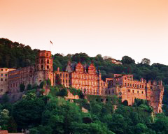  Heidelberg, Schloss, Altstadt, Marktplatz, Alte Brücke, Neckar, Schloss Heidelberg, Unescos liste over Verdensarven, Baden-Württemberg, Sør-Tyskland