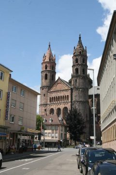 Worms, Rhinen, Mainz, Kaiserdom, Dom St. Peter, jødene, Heiliger Sand, synagoge, Mikwah, romansk arkitektur, Kaiser, Kurfyrster, romertid, middelalder, renessanse, barokk, Speyer, Mainz, Vest-Tyskland 