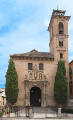 Granada, Iglésia Santa Ana, Alhambra, Generalife, Barrio del Albaicín, Bib-Rambla, Plaza Nueva, Capilla Real, Santa Ana, San Nicholas, San Miguel de Bajo, Unescos liste over Verdensarven, Andalucia, Spania