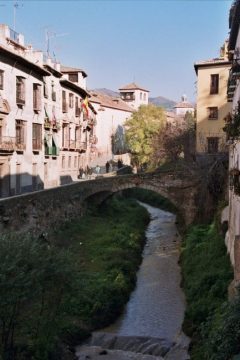 Granada, Alhambra, Generalife, Barrio del Albaicín, Bib-Rambla, Plaza Nueva, Capilla Real, Santa Ana, San Nicholas, San Miguel de Bajo, Unescos liste over Verdensarven, Andalucia, Spania