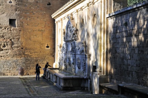  Granada, Alhambra, Generalife, Barrio del Albaicín, Bib-Rambla, Plaza Nueva, Capilla Real, Santa Ana, San Nicholas, San Miguel de Bajo, Unescos liste over Verdensarven, Andalucia, Spania