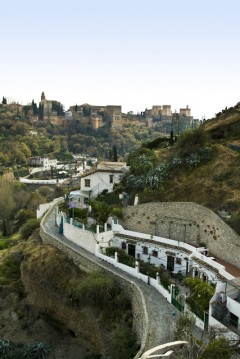 Granada, Alhambra, Generalife, Barrio del Albaicín, Bib-Rambla, Plaza Nueva, Capilla Real, Santa Ana, San Nicholas, San Miguel de Bajo, Unescos liste over Verdensarven, Andalucia, Spania