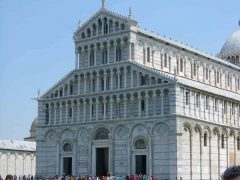 Dumo, Pisa, pisansk romansk, arkitektur, middelalder, renessanse, Arno, Campo dei Miracoli, katedral, baptisteria, kampanile, Unescos liste over Verdensarven, historisk bydel, museer, gamleby, etruskerne, Toscana, Midt-Italia, Italia