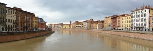 Pisa, pisansk romansk, arkitektur, middelalder, renessanse, Arno, Campo dei Miracoli, katedral, baptisteria, kampanile, Unescos liste over Verdensarven, historisk bydel, museer, gamleby, Toscana, Midt-Italia, Italia