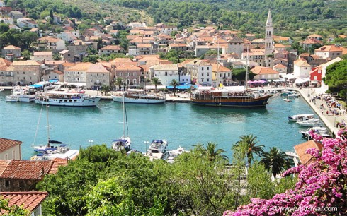  Hvar, Stari Grad, Unescos liste over Verdensarven, romertid, grekere, Pharos, Venezia, venetiansk, kirker, middelalder, arkitektur, gotikk, renessanse, oldtidskirker, Makarska-kysten, Kroatia 