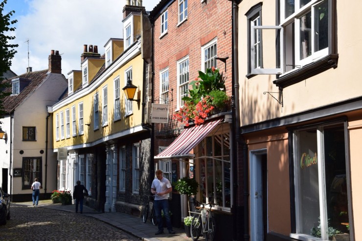 Fra ultrakoselige Elm Hill i gamle Norwich. Foto: © ReisDit.no