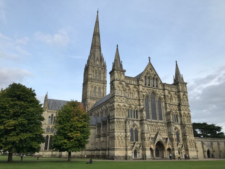 Hovedrollen i The Close innehas av Salisbury Cathedral. Foto: © ReisDit.no