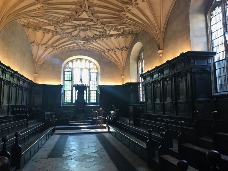 Fra Convocation Room, også det beliggende i Bodleian Library. Foto: © ReisDit.no