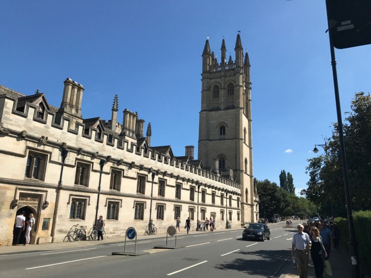 Magdalene College er det første jeg møter av gamle Oxford. Foto: © ReisDit.no