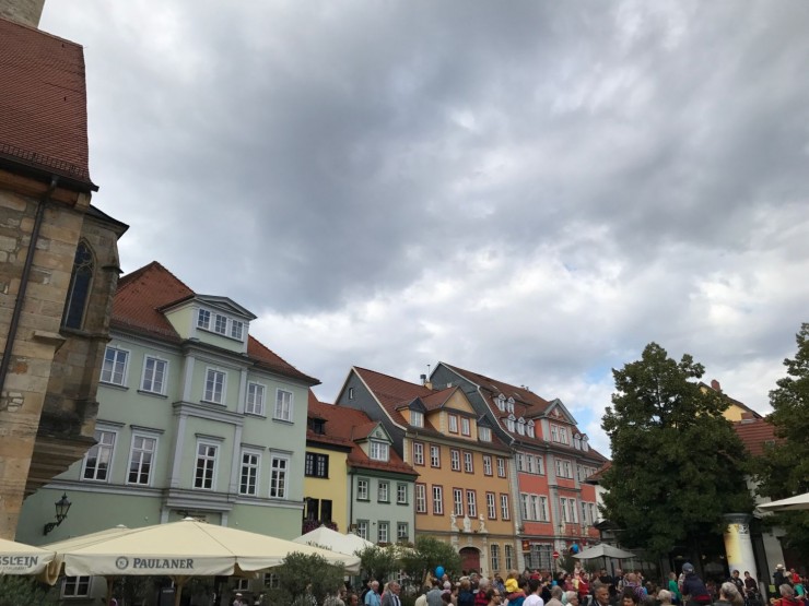 Tilbake på Wenigermarkt i Erfurt. Foto: © ReisDit.no