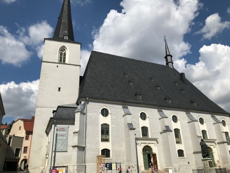 Stadtkirche St. Peter u. Paul, hvor Martin Luther har holdt flere prekener for rundt 500 år siden. Foto: © ReisDit.no