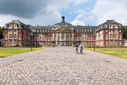 Münster, Tyskland, Vest-Tyskland, Westfalen, Aasee, Prinzipalmarkt, middelalder, Freden i Westfalen, Friedenssal, anabaptistene, LWL Museum Münster, Thürmerin, Dom St. Paul, Lamberti-kirche