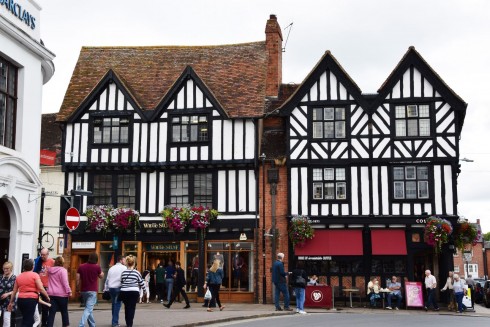 Stratford-upon-Avon, William Shakespeare, The Bard, middelalder, bindingsverk, Shakespeare’s Birthplace, Clopton Bridge, Anne Hathaway, Mary Arden, New Place, Hall’s Croft, John Hall, Holy Trinity Church