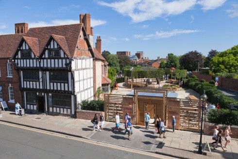 Stratford-upon-Avon, William Shakespeare, The Bard, middelalder, bindingsverk, Shakespeare’s Birthplace, Clopton Bridge, Anne Hathaway, Mary Arden, New Place, Hall’s Croft, John Hall, Holy Trinity Church