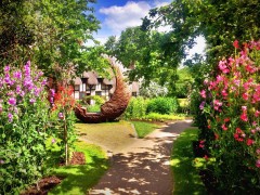 Stratford-upon-Avon, William Shakespeare, The Bard, middelalder, bindingsverk, Shakespeare’s Birthplace, Clopton Bridge, Anne Hathaway, Mary Arden, New Place, Hall’s Croft, John Hall, Holy Trinity Church