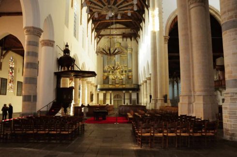 Oude Kerk, Delft, Zuid-Holland, Sør-Nederland, Nederland