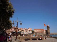 Kunstnerbyen, Collioure, Pyrenees- Orientales, Sør-Frankrike, Frankrike