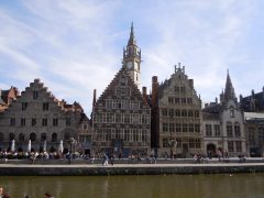 Ghent, kanaler, St Baafs Plas, historisk, Unescos liste over Verdensarven, øl, bryggerier, gourmet, gamleby, gotikken, renessansen, barokken, Flandern, Belgia