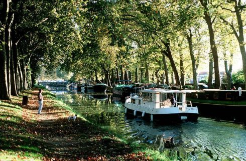 Canal du Midi, Toulouse, Sør-Frankrike, Frankrike