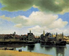 Delft - byen slik Johan Vermeer malte den i år 1660-61