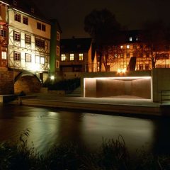 Erfurt, Thüringen, Tyskland, middelalder, Krämerbrücke, Domplatz, Dom St. Marien, St. Severikircher, Fischmarkt, Kleinmarkt, Michaelisstrasse, Alte Synagoge, Mikwe, Martin Luther, Augustinerkloster, Anger, Angermuseum, Alte Mühle, Zitadelle Petersberg, Marktstrasse, Erfurter Schatz