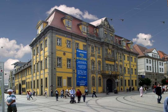 Erfurt, Thüringen, Tyskland, middelalder, Krämerbrücke, Domplatz, Dom St. Marien, St. Severikircher, Fischmarkt, Kleinmarkt, Alte Synagoge, Martin Luther, Augustinerkloster, Anger, Angermuseum, Zitadelle Petersberg, Marktstrasse