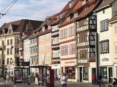 Erfurt, Thüringen, Tyskland, middelalder, Krämerbrücke, Domplatz, Dom St. Marien, St. Severikircher, Fischmarkt, Kleinmarkt, Alte Synagoge, Martin Luther, Augustinerkloster, Anger, Angermuseum, Zitadelle Petersberg, Marktstrasse