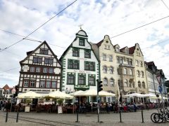 Erfurt, Thüringen, Tyskland, middelalder, Krämerbrücke, Domplatz, Dom St. Marien, St. Severikircher, Fischmarkt, Kleinmarkt, Alte Synagoge, Martin Luther, Augustinerkloster, Anger, Angermuseum, Zitadelle Petersberg, Marktstrasse