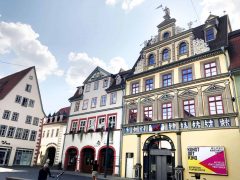 Erfurt, Thüringen, Tyskland, middelalder, Krämerbrücke, Domplatz, Dom St. Marien, St. Severikircher, Fischmarkt, Kleinmarkt, Alte Synagoge, Martin Luther, Augustinerkloster, Anger, Angermuseum, Zitadelle Petersberg, Marktstrasse