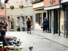 Erfurt, Thüringen, Tyskland, middelalder, Krämerbrücke, Domplatz, Dom St. Marien, St. Severikircher, Fischmarkt, Kleinmarkt, Alte Synagoge, Martin Luther, Augustinerkloster, Anger, Angermuseum, Zitadelle Petersberg, Marktstrasse