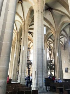 Erfurt, Thüringen, Tyskland, middelalder, Krämerbrücke, Domplatz, Dom St. Marien, St. Severikircher, Fischmarkt, Kleinmarkt, Alte Synagoge, Martin Luther, Augustinerkloster, Anger, Angermuseum, Zitadelle Petersberg, Marktstrasse